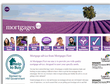 Tablet Screenshot of mortgages-first.co.uk